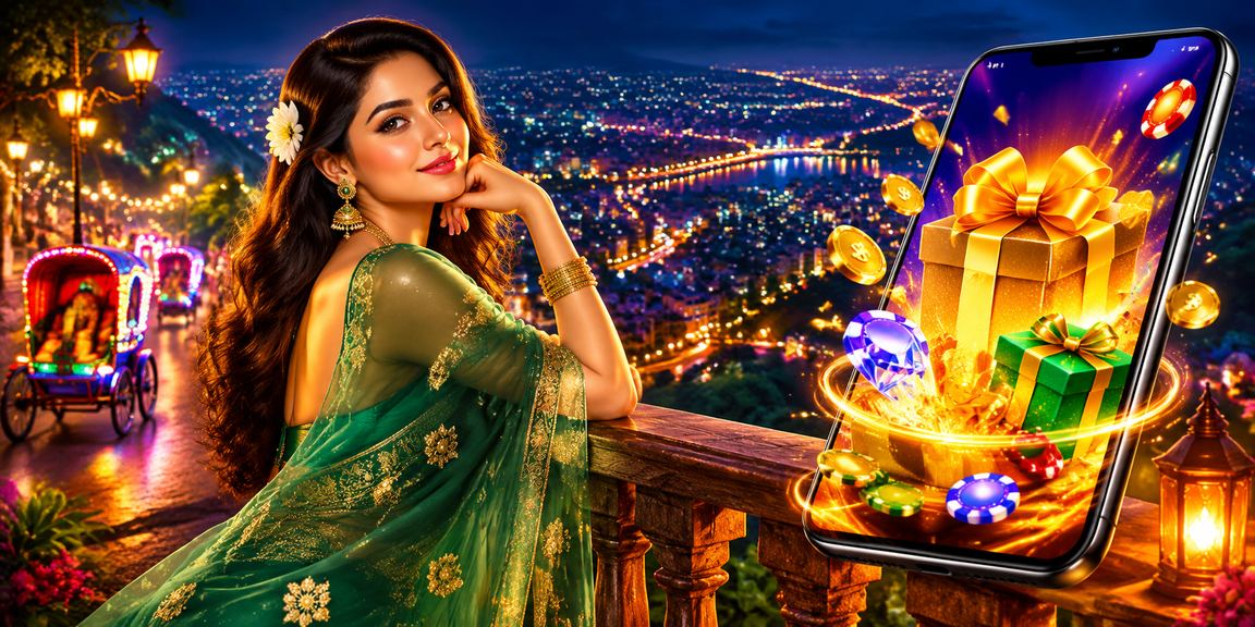 ঢাকায় শাড়ি পরিহিতা নারী রেজিস্টার বোনাস উপভোগ করছেন